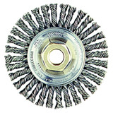 Roughneck Max Stringer Bead Wheel, 4 in dia x 3/16 Wide, 0.02 Stainless Wire, 20,000 RPM