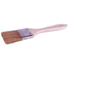 Economy Chip and Oil Brush, 3/8 in Thick, 4 in Wide, White Chinese Bristles, Wood Handle