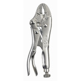VISE-GRIP The Original Curved Jaw Locking Plier with Wire Cutter, 4 in L, Opens to 15/16 in