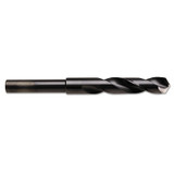 Silver and Deming High Speed Steel Fractional 1/2 in Reduced Shank Drill Bit, 5/8 in
