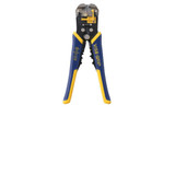 Self-Adjusting Wire Stripper, 8 in, 10-24 AWG, Blue/Yellow Handle, Cushion Grip