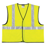 Class II Economy Safety Vest, Solid, X-Large, Lime