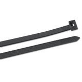 Heavy-Duty Cable Ties, 175 lb Tensile Strength, 18 in L, Ultraviolet Black, 50/Bag
