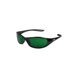 V40 Hellraiser Safety Glasses, IRUV Shade 3.0 Polycarbonate Lens, Uncoated, Black, Nylon