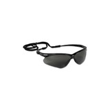 V30 Nemesis Safety Glasses, Smoke, Polycarbonate Lens, Anti-Fog, Black Frame/Temples, Nylon