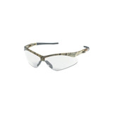 V30 Nemesis Safety Glasses, Clear, Polycarbonate Lens, Anti-Fog, Camouflage Frame/Temples, Nylon