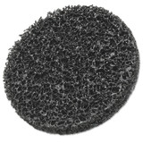 Roloc Coating Removal Disc, 3 in,TR, Extra Coarse, Silicon Carbide, 15000 rpm, Black