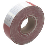 Diamond Grade Conspicuity Marking 983 Series, Red/White, 2 in W x 150 ft L Roll, 983-326 Alternating 6 in