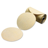 Gold Aluminum Oxide Dri-Lube Paper Discs, 5 in Dia., P180 Grit