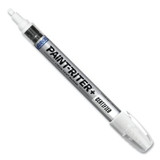 Paint-Riter+ Certified Liquid Paint Marker, White, 1/8 in Tip, Medium