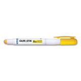 Quik Stik All Purpose Mini Solid Paint Marker, 3/8 in x 4.625 in L, Yellow