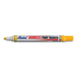 Galvanizer's Removable Paint Marker, Yellow, Medium Tip, Bullet