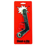 Shurlite Spark Lighter, Shoot-a-lite Lighter, Flat-Pistol Shape, 5 Renewals