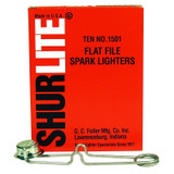 Shurlite Spark Lighter, Flat Lighter with Round Cup Design