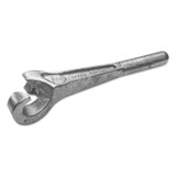 100 Series Aluminum Valve Wheel Wrench, 17-5/8 in OAL, 1-3/4 in Opening, Aluminum-Magnesium