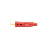 Machine Plug, Single-Oval-Point Screw Connection, 1/0-4 Cap., Red, LE LC-10MP