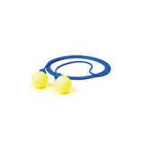 E-A-R Push-Ins Foam Earplug, Polyurethane,Blue/Yellow, Corded