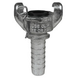 Air King® 2-Lug Hose End, 3/4 in M Barb, 25/32 in Dia X 2-1/2 in W X 3-15/16 in H, Iron