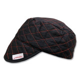 Style 3000 Black Quilted Shop Cap, Size 7-1/8
