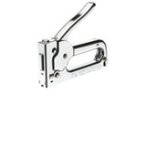 Professional Light Duty Staple Gun, Chrome, 100 Cartride Capacity