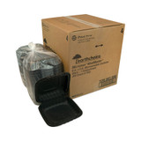 Pactiv Evergreen CONTAINER,HINGED,8X8,1,BK YCNB08010000 USS-PCTYCNB08010000