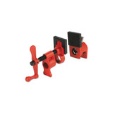 Pipe Clamp, Lever Handle, 1-3/4 in Throat Depth, 3/4 in Opening, 2 in Jaw Width