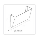 Storex FILE,WALL,LTR,3-PK,SMK 70246U06C USS-STX70246U06C