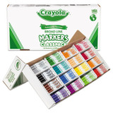 Crayola® MARKER,BROADLN,256-BX,AST 588201 USS-CYO588201