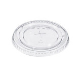 SOLO® Straw-Slot Cold Cup Lids, Fits 9 Oz To 20 Oz Cups, Clear, 100/pack 662TS
