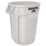 Rubbermaid® Commercial CONTAINER,BRUTE 10 GL,WH FG261000WHT