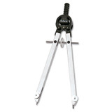 Chartpak® Masterbow Compass, 10" Maximum Diameter, Steel, Chrome 401N