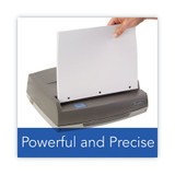 Swingline® 50-Sheet 350md Electric Three-Hole Punch, 9-32" Holes, Gray 9800350A USS-SWI9800350