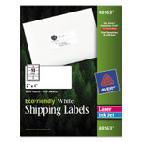 Avery® LABEL,ADD,ECO,10UP,WH 48163