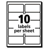 Avery® LABEL,ADD,ECO,10UP,WH 48163 USS-AVE48163