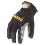 Ironclad Workforce Glove, Medium, Gray/black, Pair WFG-03-M
