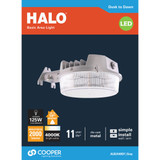 Halo Gray Dusk To Dawn LED Outdoor Area Light Fixture, 2000 Lm.