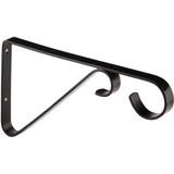 National Hardware 6 In. Black Steel Hanging Plant Bracket N274-514 717452