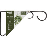 National Hardware 6 In. Black Steel Hanging Plant Bracket