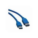 Tripp Lite USB 3.0 SuperSpeed Extension Cable, 10 ft, Blue U324-010