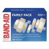 BAND-AID® Sheer/wet Adhesive Bandages, Assorted Sizes, 280/box 4711