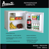Avanti 1.6 Cu. Ft. White Cube Refrigerator