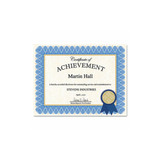Geographics® Certificate Kit, 8.5 X 11, Blue Spiral With Blue Border 47404