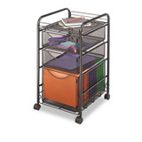 CART,MESH FILE CUBE,BK