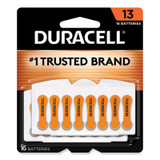 Duracell® Hearing Aid Battery, #13, 16/pack DA13B16