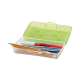 Storex Pencil Box, 8.38 x 5.63 x 2.5, Randomly Assorted Colors 61605U12C USS-STX61605U12C