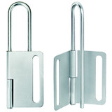 Safety Series Lockout Hasps, 2 3/8 in W x 6 5/8 in L, 1 in Jaw dia.