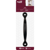 National Hardware 4-3/4 In. Black Door Pull