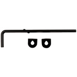 National Hardware 12 In. L. x 1-2 In. Dia. Black Steel Cane Bolt N165-902 218516