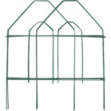 Best Garden 8 Ft. Green Galvanized Wire Folding Fence 701033