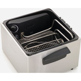 Presto ProFry 3 Qt. Silver Aluminum Dual Basket Deep Fryer 05466 661015